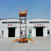 1000kg load hydraulic mobile scissor lift electric scaffolding